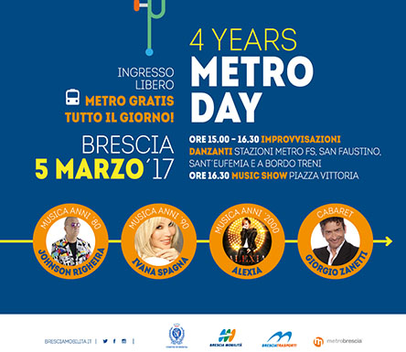 Grande festa in Piazza Vittoria per il Metro Day